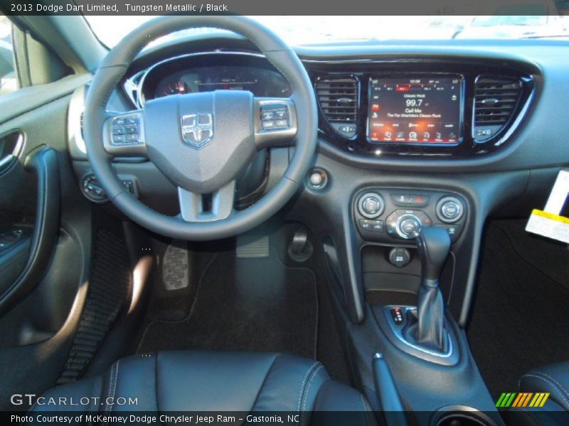 Tungsten Metallic / Black 2013 Dodge Dart Limited