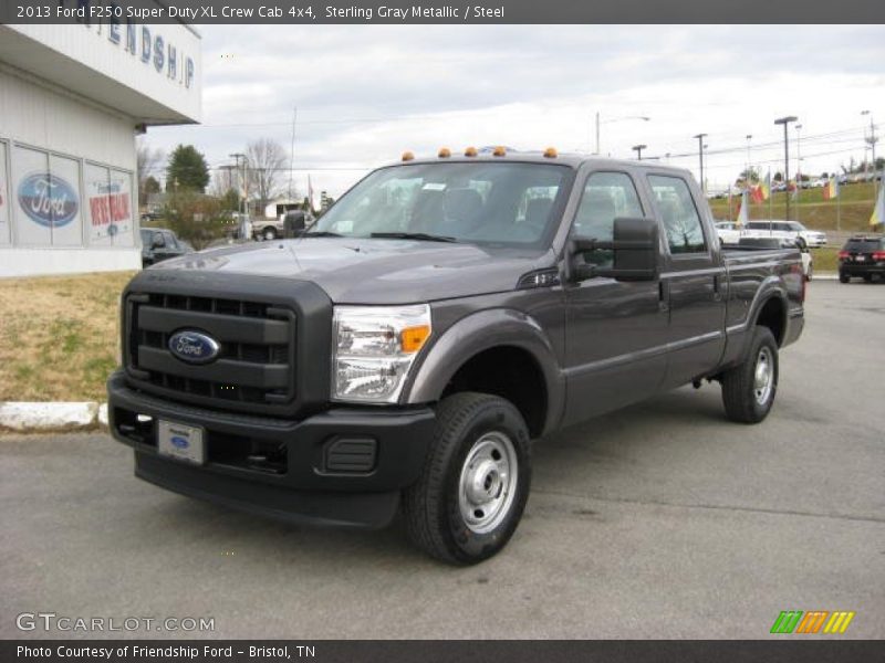 Sterling Gray Metallic / Steel 2013 Ford F250 Super Duty XL Crew Cab 4x4