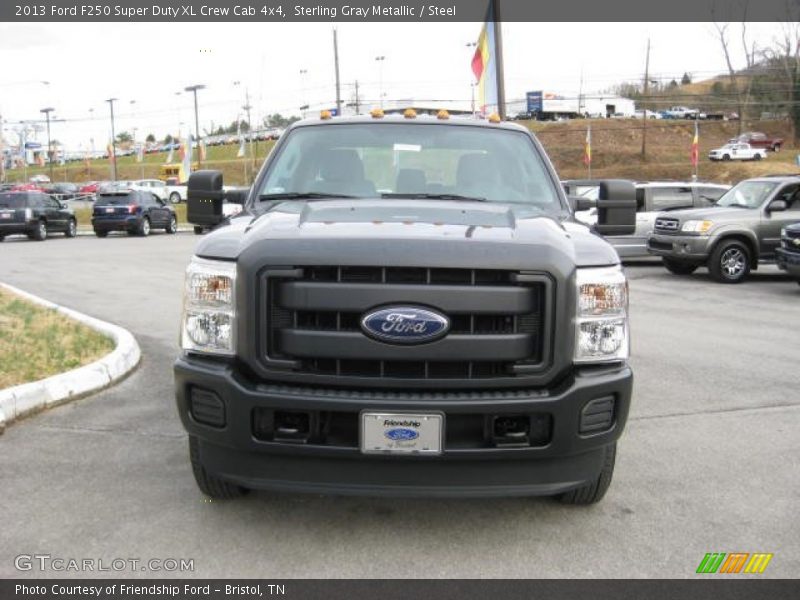 Sterling Gray Metallic / Steel 2013 Ford F250 Super Duty XL Crew Cab 4x4