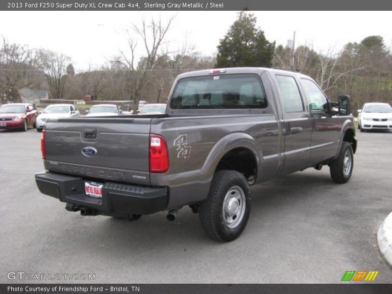 Sterling Gray Metallic / Steel 2013 Ford F250 Super Duty XL Crew Cab 4x4