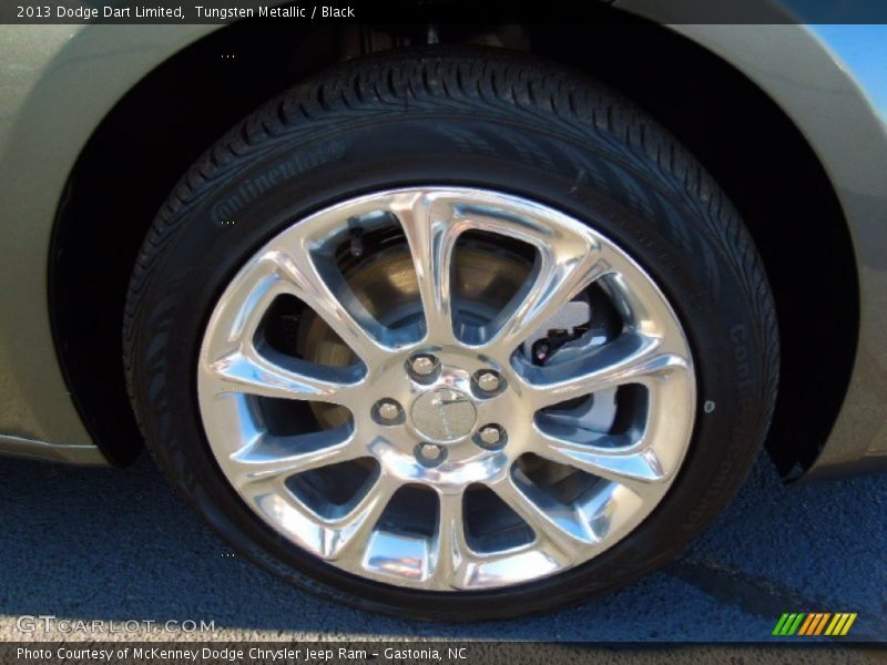 Tungsten Metallic / Black 2013 Dodge Dart Limited