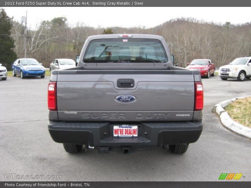 Sterling Gray Metallic / Steel 2013 Ford F250 Super Duty XL Crew Cab 4x4