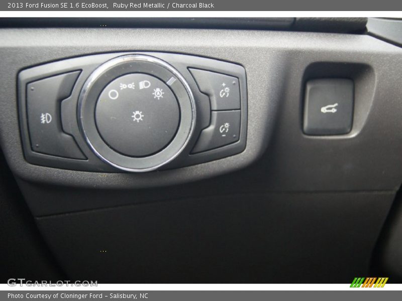 Ruby Red Metallic / Charcoal Black 2013 Ford Fusion SE 1.6 EcoBoost