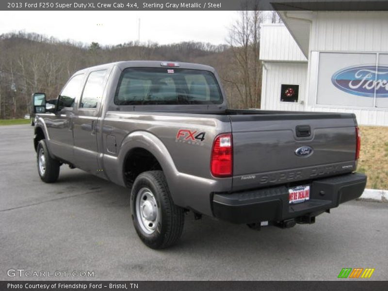 Sterling Gray Metallic / Steel 2013 Ford F250 Super Duty XL Crew Cab 4x4