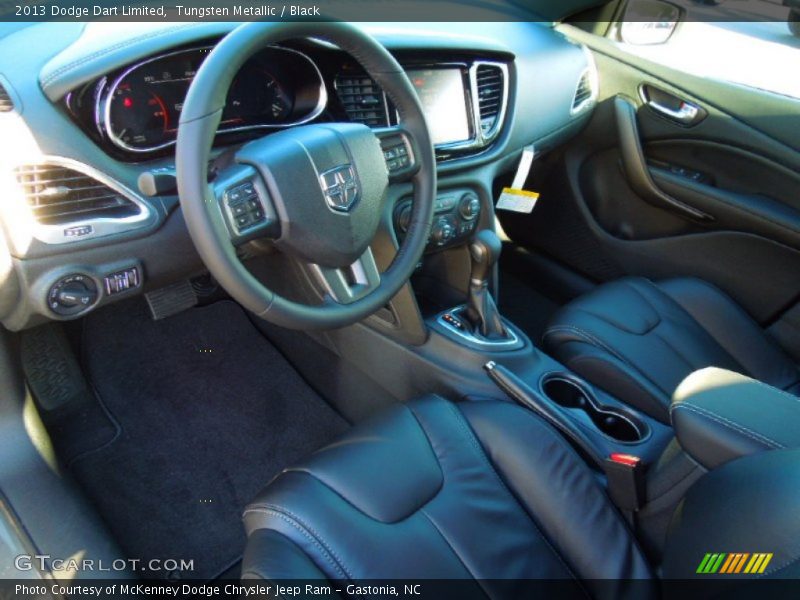 Tungsten Metallic / Black 2013 Dodge Dart Limited