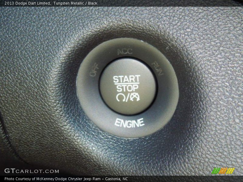 Tungsten Metallic / Black 2013 Dodge Dart Limited