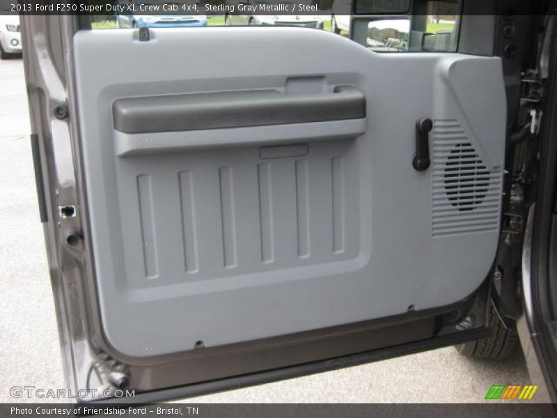 Sterling Gray Metallic / Steel 2013 Ford F250 Super Duty XL Crew Cab 4x4