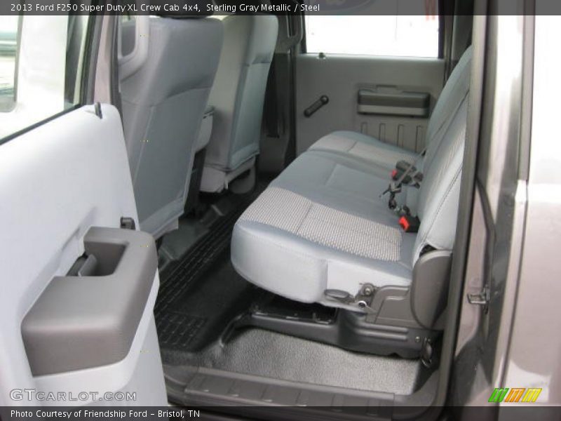 Rear Seat of 2013 F250 Super Duty XL Crew Cab 4x4