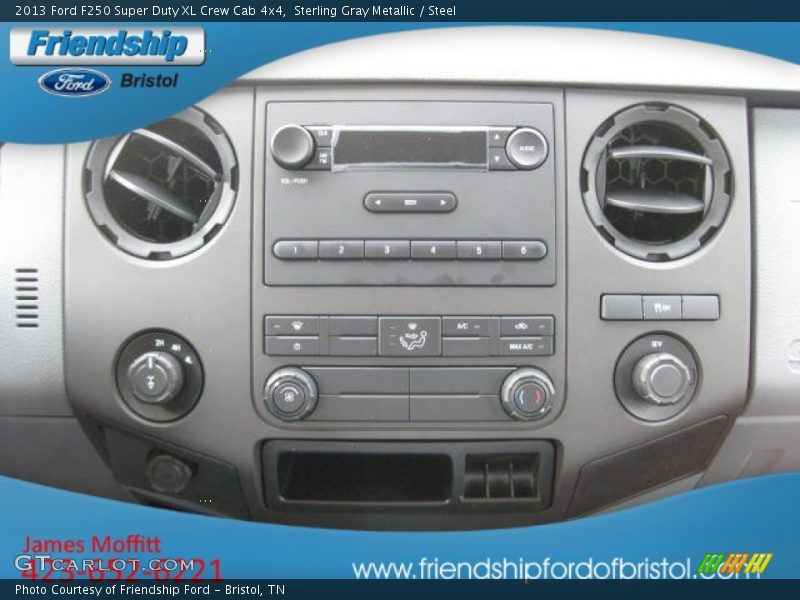Sterling Gray Metallic / Steel 2013 Ford F250 Super Duty XL Crew Cab 4x4