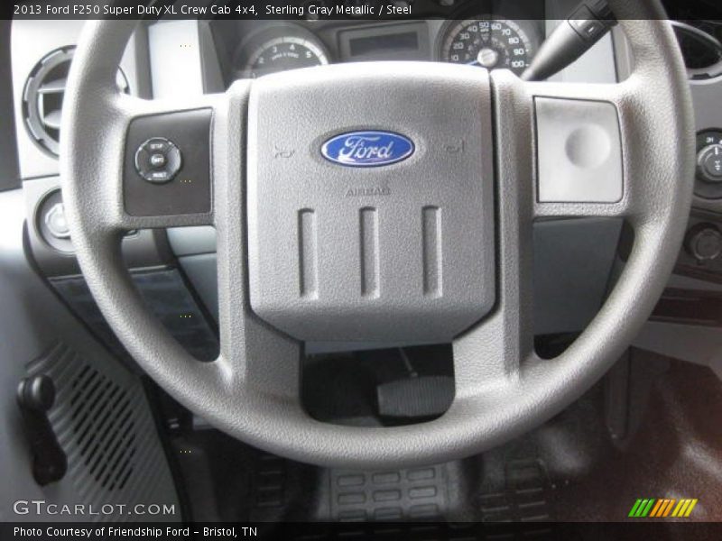Sterling Gray Metallic / Steel 2013 Ford F250 Super Duty XL Crew Cab 4x4