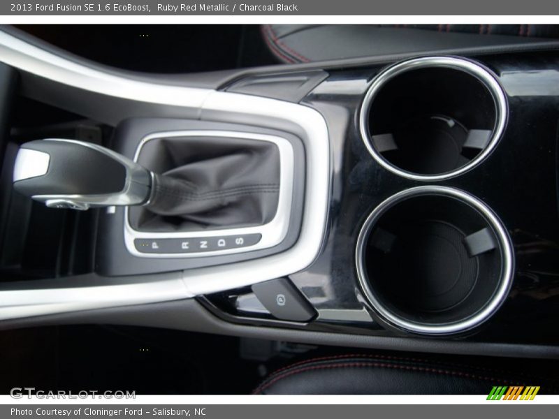 Ruby Red Metallic / Charcoal Black 2013 Ford Fusion SE 1.6 EcoBoost