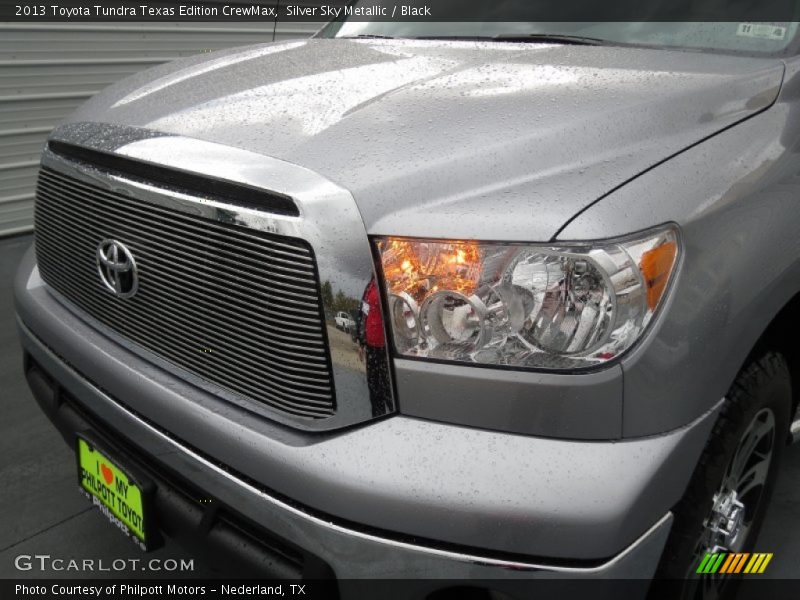 Silver Sky Metallic / Black 2013 Toyota Tundra Texas Edition CrewMax