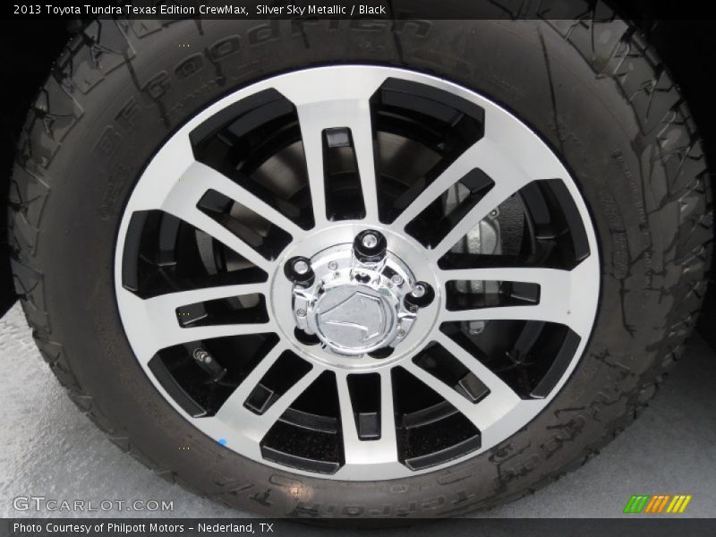Silver Sky Metallic / Black 2013 Toyota Tundra Texas Edition CrewMax