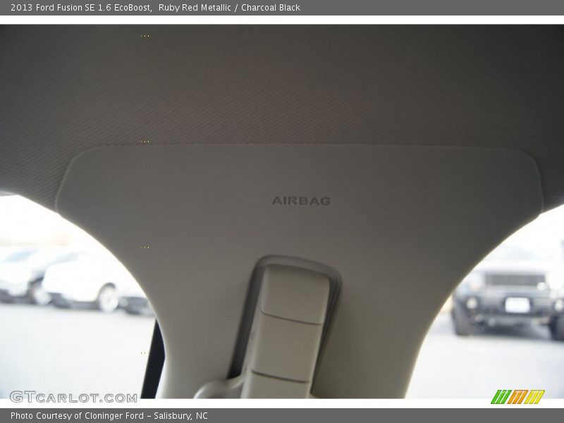 Ruby Red Metallic / Charcoal Black 2013 Ford Fusion SE 1.6 EcoBoost