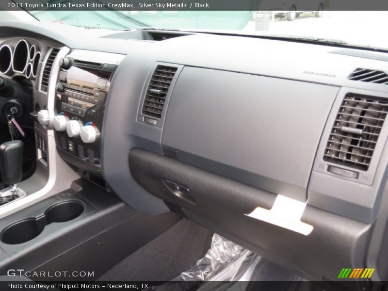 Silver Sky Metallic / Black 2013 Toyota Tundra Texas Edition CrewMax