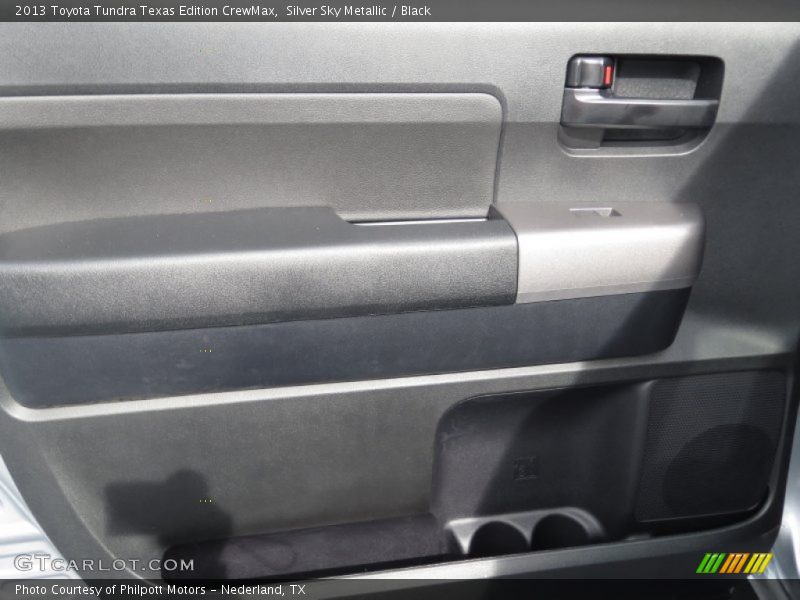 Silver Sky Metallic / Black 2013 Toyota Tundra Texas Edition CrewMax