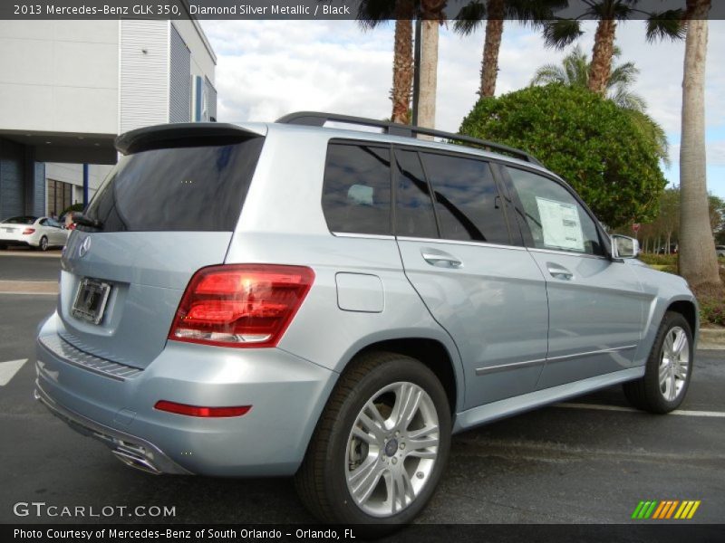 Diamond Silver Metallic / Black 2013 Mercedes-Benz GLK 350