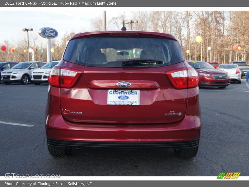 Ruby Red / Medium Light Stone 2013 Ford C-Max Hybrid SE