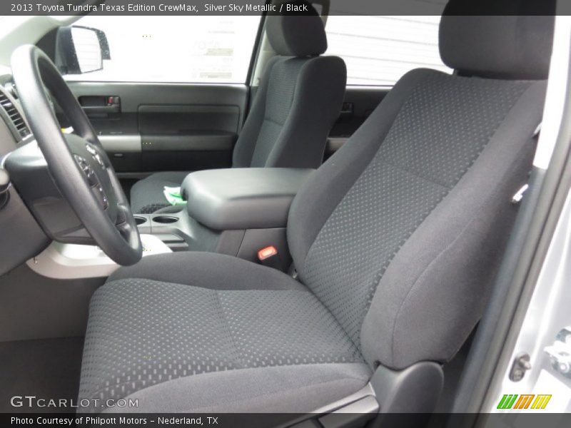 Silver Sky Metallic / Black 2013 Toyota Tundra Texas Edition CrewMax