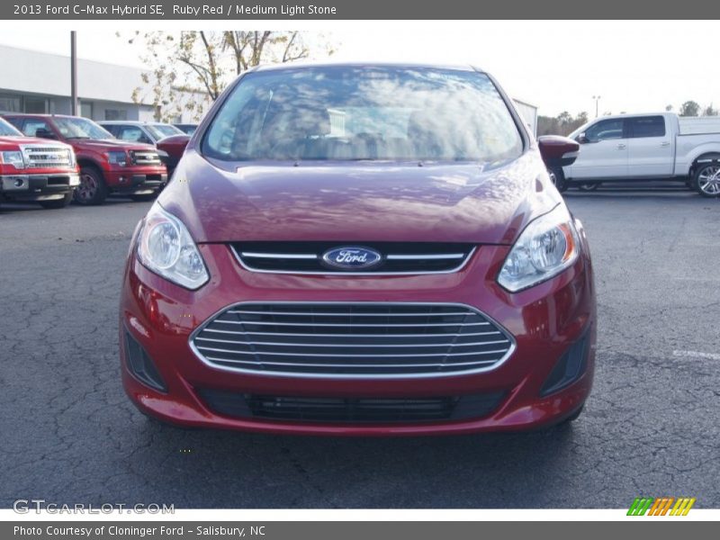 Ruby Red / Medium Light Stone 2013 Ford C-Max Hybrid SE