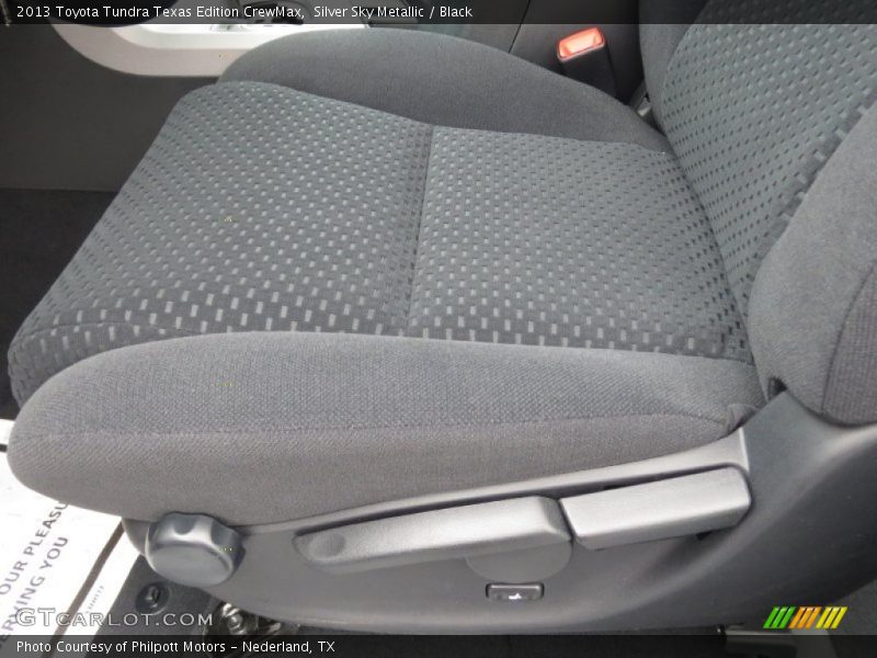Silver Sky Metallic / Black 2013 Toyota Tundra Texas Edition CrewMax