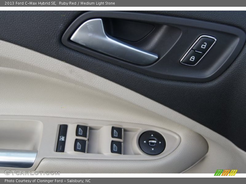 Ruby Red / Medium Light Stone 2013 Ford C-Max Hybrid SE