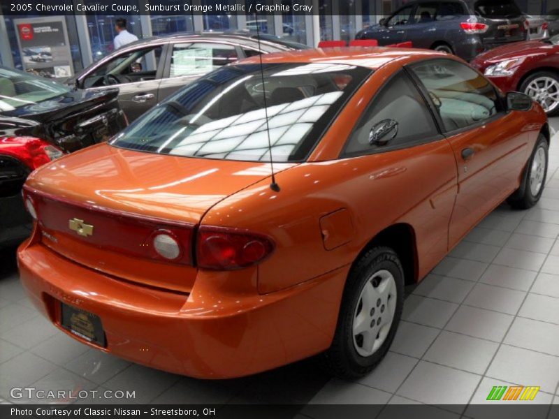  2005 Cavalier Coupe Sunburst Orange Metallic