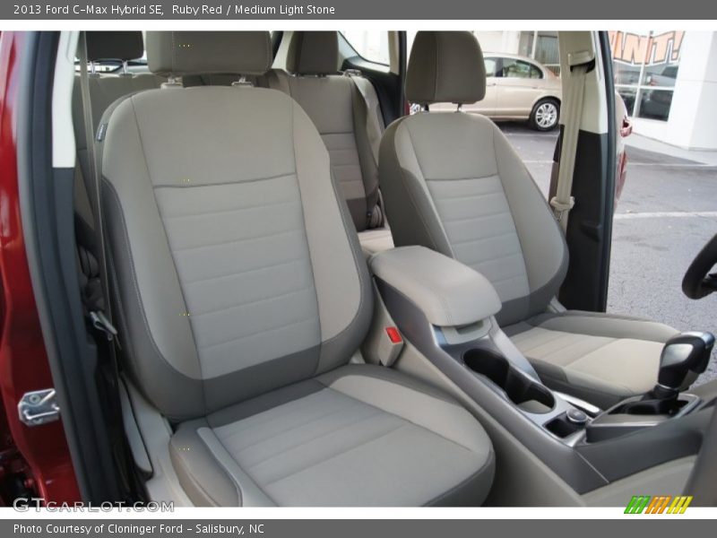 Ruby Red / Medium Light Stone 2013 Ford C-Max Hybrid SE