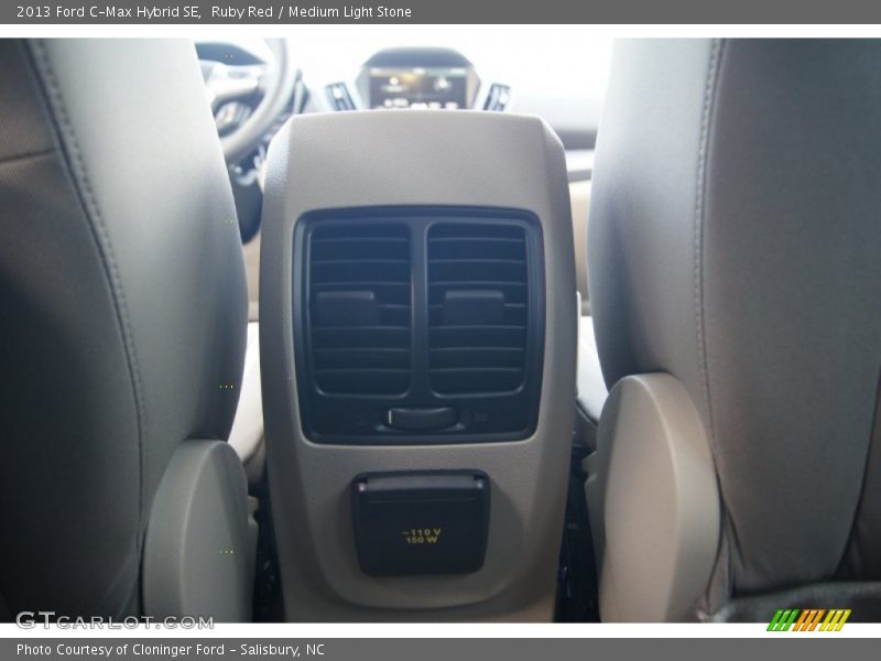 Ruby Red / Medium Light Stone 2013 Ford C-Max Hybrid SE