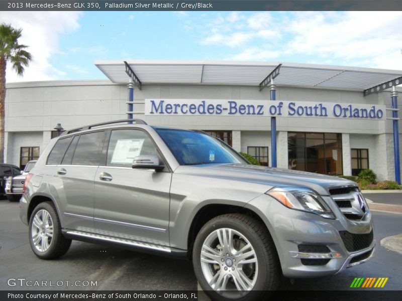 Palladium Silver Metallic / Grey/Black 2013 Mercedes-Benz GLK 350