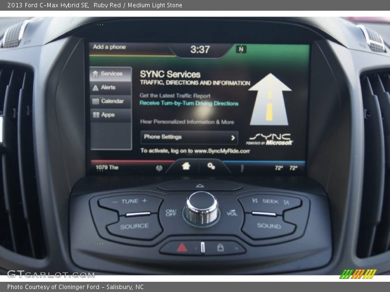 Ruby Red / Medium Light Stone 2013 Ford C-Max Hybrid SE