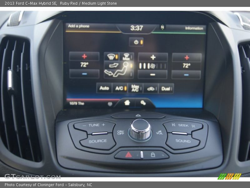 Ruby Red / Medium Light Stone 2013 Ford C-Max Hybrid SE