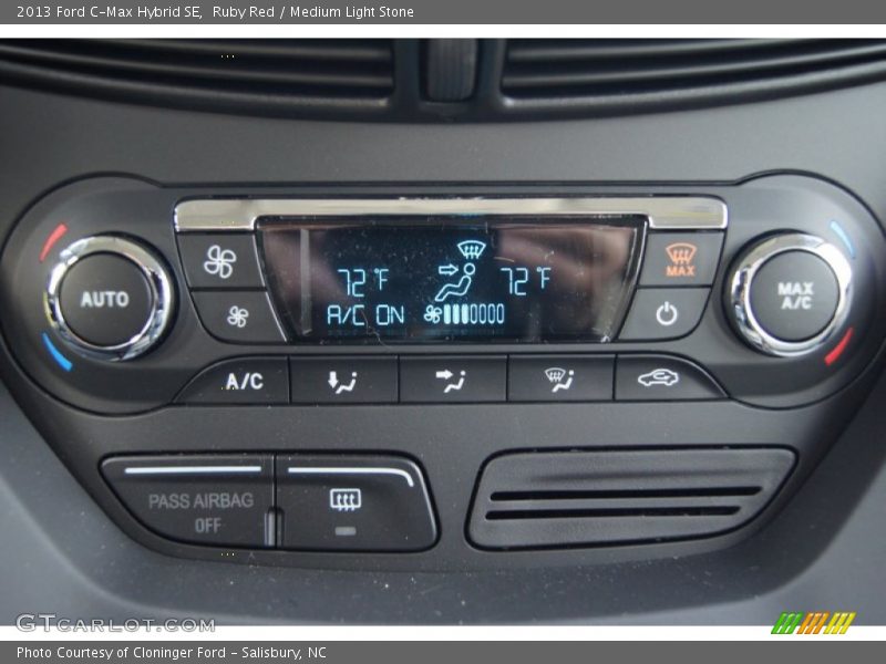 Controls of 2013 C-Max Hybrid SE