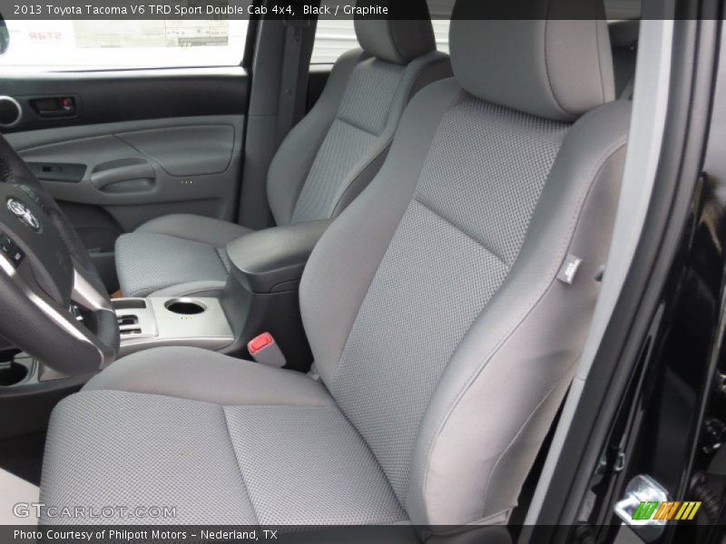 Front Seat of 2013 Tacoma V6 TRD Sport Double Cab 4x4