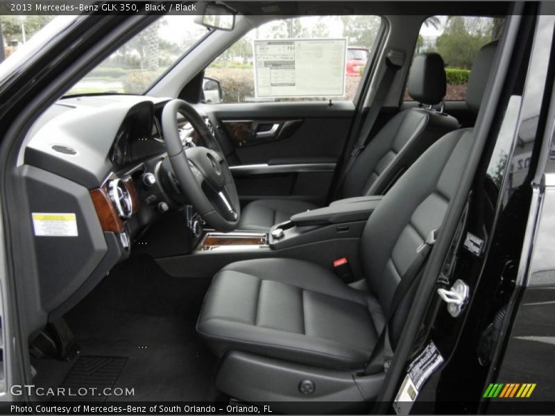 Black / Black 2013 Mercedes-Benz GLK 350