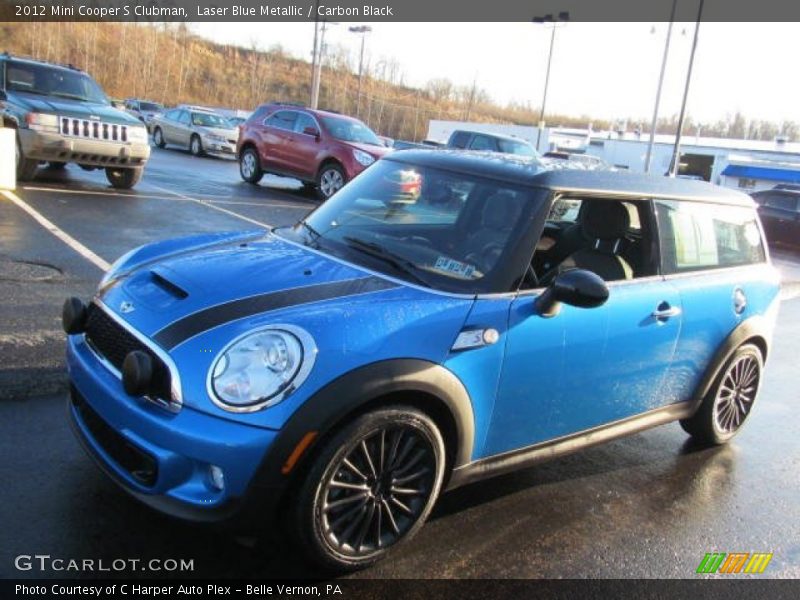 Laser Blue Metallic / Carbon Black 2012 Mini Cooper S Clubman