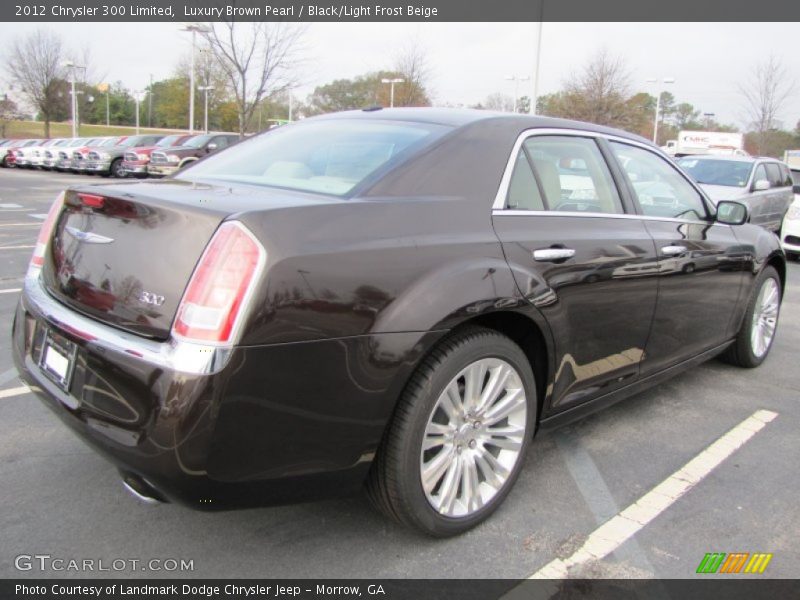 Luxury Brown Pearl / Black/Light Frost Beige 2012 Chrysler 300 Limited