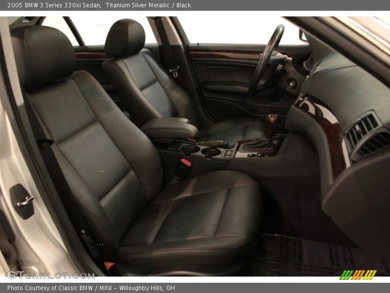 Titanium Silver Metallic / Black 2005 BMW 3 Series 330xi Sedan