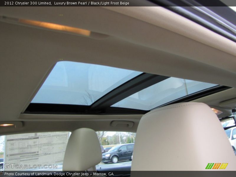 Luxury Brown Pearl / Black/Light Frost Beige 2012 Chrysler 300 Limited