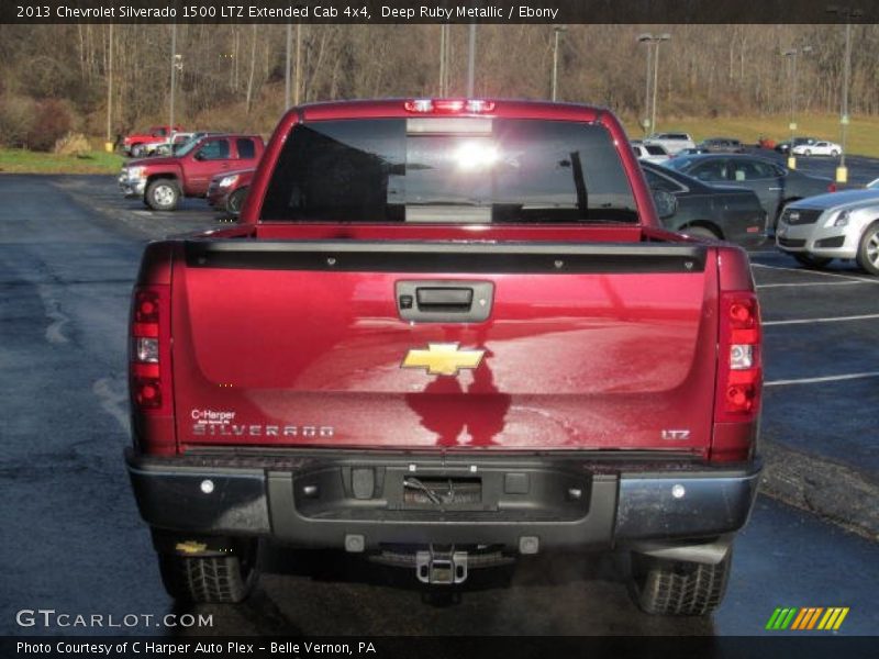 Deep Ruby Metallic / Ebony 2013 Chevrolet Silverado 1500 LTZ Extended Cab 4x4