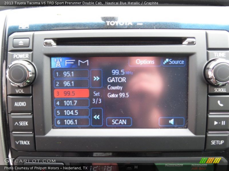 Nautical Blue Metallic / Graphite 2013 Toyota Tacoma V6 TRD Sport Prerunner Double Cab