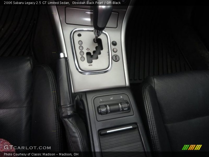 Obsidian Black Pearl / Off-Black 2006 Subaru Legacy 2.5 GT Limited Sedan