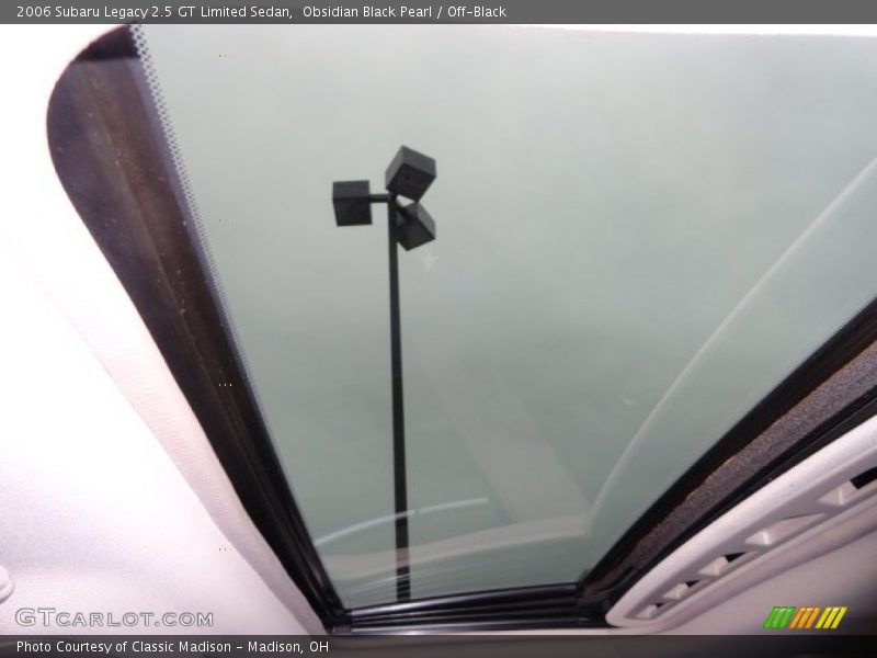 Obsidian Black Pearl / Off-Black 2006 Subaru Legacy 2.5 GT Limited Sedan