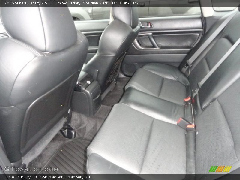 Obsidian Black Pearl / Off-Black 2006 Subaru Legacy 2.5 GT Limited Sedan