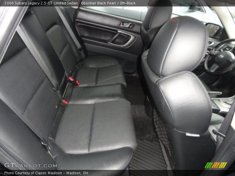 Obsidian Black Pearl / Off-Black 2006 Subaru Legacy 2.5 GT Limited Sedan