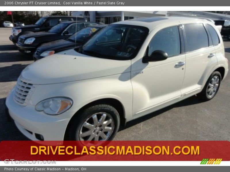Cool Vanilla White / Pastel Slate Gray 2006 Chrysler PT Cruiser Limited