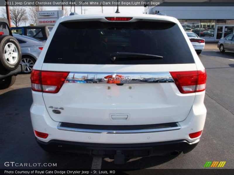 Stone White / Dark Frost Beige/Light Frost Beige 2011 Jeep Grand Cherokee Overland 4x4