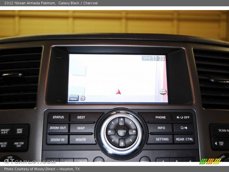 Galaxy Black / Charcoal 2012 Nissan Armada Platinum