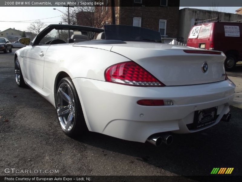 Alpine White / Sepang Beige 2008 BMW M6 Convertible