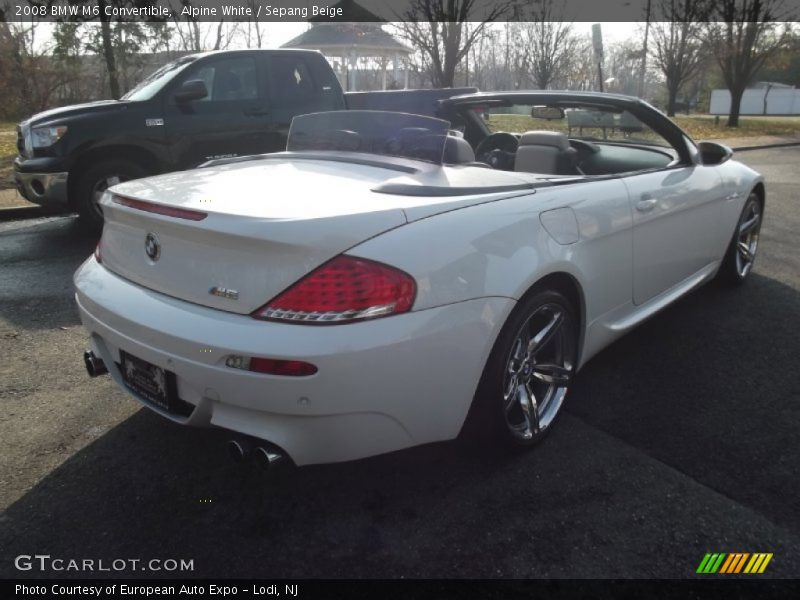 Alpine White / Sepang Beige 2008 BMW M6 Convertible